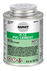 Harvey 018210-24 Solvent Cement, 8 oz Can, Liquid, Clear