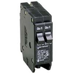 Cutler-Hammer BD2030 Circuit Breaker with Rejection Tab, Duplex, Type BD, 20/30 A, 1 -Pole, 120 V, Plug Mounting