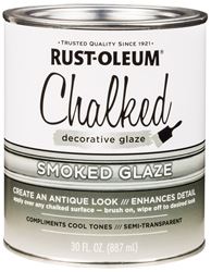 Rust-Oleum 315883 Chalk Spray Paint, Satin Chalky, Smoked, 30 oz, Pack of 2