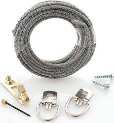OOK 55074 Perfect Hang Kit, 30 lb, Steel, Brass