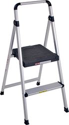 Cosco 11628ABK4 Folding Step Stool, 39.37 in H, 225 lb, Steel