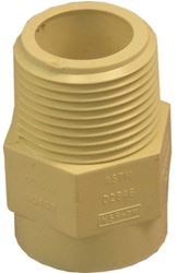 NIBCO T00070D Pipe Adapter, 3/4 in, Slip x MIP, CPVC, SCH 40 Schedule