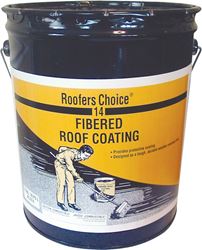 Henry Roofers Choice Series RC014070 Roof Coating, Black, 18.93 L Pail, Liquid