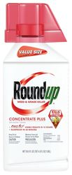 Roundup 5100610 Weed and Grass Killer Concentrate, Liquid, Pour Application, 37 oz Bottle