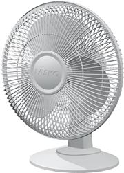 Lasko 2012 Table Fan, 3-Speed, White