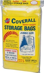 Wraps Banana Bags CB-60 Storage Bag, Jumbo, Plastic, Yellow, 60 in L, 108 in W, 2 mil Thick