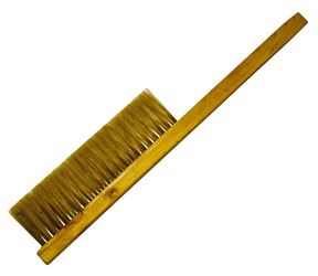 Harvest Lane Honey TOOL-102 Bee Brush, 15 in L, Wood