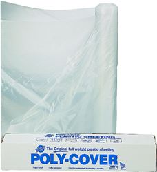 Orgill Poly 6X16-C Poly Film, 100 ft L, 16 ft W, Clear