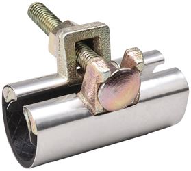 B & K 160-605 1-Bolt Pipe Repair Clamp, Stainless Steel