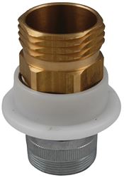 Plumb Pak PP850-17 Hose Adapter, 3/4 in, IPS, Brass, Chrome Plated