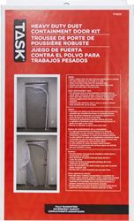 Task T74517 Dust Containment Door Kit, Heavy-Duty, Poly, Clear