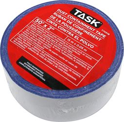 Task T74518 Dust Containment Tape, Double Sided, 50 ft L, 2 in W, Poly, Clear