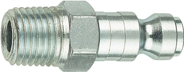 Tru-Flate 12-603 Plug, 1/4 in, MNPT, Steel