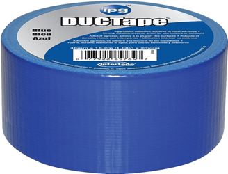 IPG 6720BLU Duct Tape, 20 yd L, 1.88 in W, Polyethylene-Coated Cloth Backing, Blue
