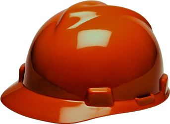 Safety Works SWX00305-01 Hard Hat, 4-Point Textile Suspension, HDPE Shell, Orange, Class: E