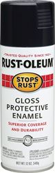 Rust-Oleum 7779830 Rust Preventative Spray Paint, Gloss, Black, 12 oz, Can