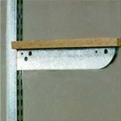 Knape & Vogt BK-0102 Shelf Bracket, 10 in L, Steel, Galvanized