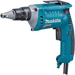 Makita FS4200 Drywall Screwdriver, 6 A, 1/4 in Chuck, Hex Chuck, 4000 rpm Speed, 8.2 ft L Cord