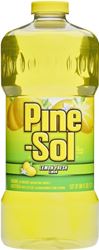 Pine-Sol 40239 All-Purpose Cleaner, 60 oz Bottle, Liquid, Fresh Lemon, Yellow