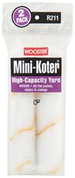 Wooster R211-6 High-Capacity Yarn Mini Roller Cover, 6 in L, Fabric Cover