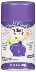 Testors 321199 Craft Spray Paint, Gloss, Concord Grape, 3 oz, Can