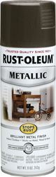 Rust-Oleum 7272830 Rust Preventative Spray Paint, Metallic, Dark Bronze, 11 oz, Can