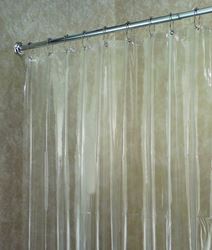 iDESIGN 14551 Shower Curtain/Liner, 72 in L, 72 in W, EVA/Vinyl, Clear