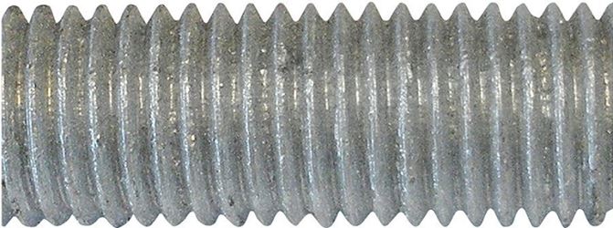 PFC TR-1002 Threaded Rod, 1/2-13 in Thread, 12 ft L, A Grade, Carbon Steel, Galvanized, NC Thread