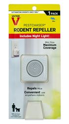 Victor PestChaser M751K Rodent Repellent with Nightlight, 1.69 in L, 1-3/4 in W, 1-3/4 in H