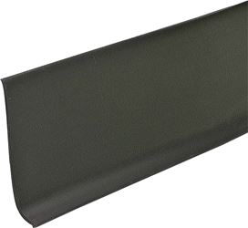 M-D 23662 Wall Base, 4 ft L, 4 in W, Vinyl, Black, Pack of 18