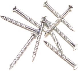 M-D 21501 Screw Nail, #13, 1-1/4 in L, Silver