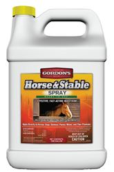 Gordons 7681072 Horse and Stable Spray, Liquid, Yellow, Solvent, 1 gal