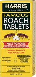 Harris HRT-6 Roach Tablet, Crystalline Solid, 6 oz