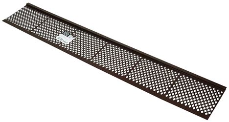 Amerimax 85379 Gutter Guard, 3 ft L, 2 in W, PVC, Brown, Pack of 75