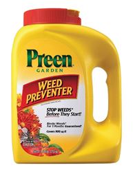 Preen 24-63795 Weed Preventer, Granular, 5-5/8 lb Bottle