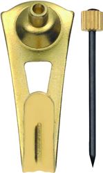 OOK 50024 Picture Hanger, 30 lb, Steel, Brass, Gold, 20/PK