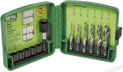 Greenlee DTAPKIT Drill/Tap Kit, Steel