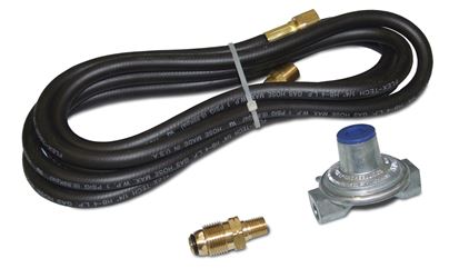 Flame Engineering SL-1C Hook-Up Kit, Propane, 10 ft L Hose