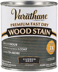 Varathane 304559 Wood Stain, Carbon Gray, Liquid, 1 qt, Can, Pack of 2