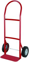 ProSource Hand Truck, 250 lb Weight Capacity, 14 in W x 7 in D Toe Plate, Red