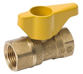 B & K ProLine Series 110-224HC Gas Ball Valve, 3/4 in Connection, FPT, 200 psi Pressure, Manual Actuator, Brass Body