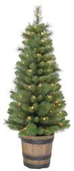 Santas Forest 29727 Prelit Tree, 4 ft H