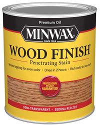 Minwax 700434444 Wood Stain, Sedona Red, Liquid, 1 qt, Can