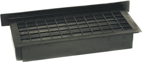 Witten Vent A-ELBROWN Automatic Foundation Vent, 62 sq-in Net Free Ventilating Area, Mesh Grill, Thermoplastic, Brown