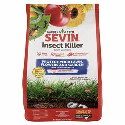 Sevin 100530129 Insect Killer, Solid, Fruit, Lawns, Vegetable Gardens, 20 lb Bag