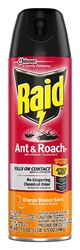 Raid 77533 Ant and Roach Killer, Aerosol, Orange Breeze, 17.5 oz