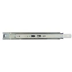 KV True-Trac TT100P 400 Drawer Slide, 100 lb, 400 mm L Rail, 12.7 mm W Rail, Zinc