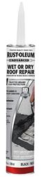 Rust-Oleum 347418 Wet Roof Repair, Black, Liquid, 10.1 oz, Cartridge