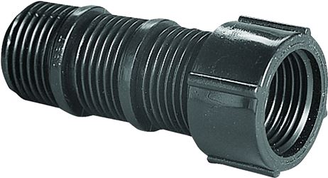 Orbit 37017 Cut-Off Riser Extension, 1/2 in Connection, 2-1/2 in L, FPT x MIPT, Polyethylene, Black