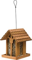 Perky-Pet 50172 Wild Bird Feeder, Mountain Chapel, 3.5 lb, Fir Wood, 13.23 in H, Pole Mounting, Pack of 2